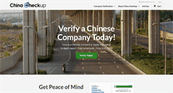 Desktop Screenshot of chinacheckup.com